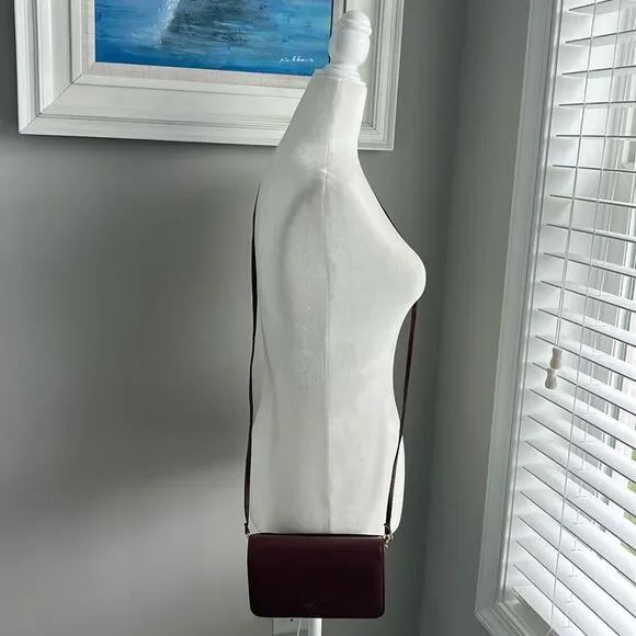 Vintage Buxton Cowhide Crossbody Wallet Purse - Picture 2 of 13